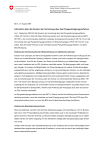 Information über die Revision der Verordnung über das Plangenehmigungsverfahren