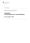 Teilstatistik Sonnenkollektoren für die Heubelüftung, Erhebungsjahr 2008