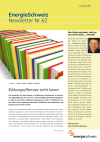EnergieSchweiz Newsletter Nr. 62