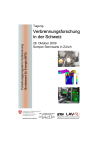 Tagung Verbrennungsforschung in der Schweiz, 28. Oktober 2009, Semper Sternwarte in Zürich