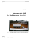 Jahresbericht 2008 des Marktbereichs Mobilität
