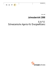 Jahresbericht 2008. S.A.F.E. Schweizerische Agentur für Energieeffizienz
