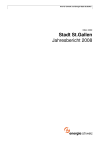 Stadt St.Gallen. Jahresbericht 2008