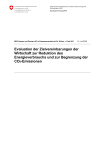 Evaluation der Zielvereinbarungen der Wirtschaft zur Reduktion des Energieverbrauchs und zur Begrenzung der CO2-Emissionen