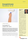 EnergieSchweiz Newsletter Nr. 65