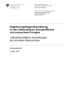 Regulierungsfolgenabschätzung zu den Aktionsplänen Energieeffizienz und erneuerbare Energien