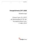 EnergieSchweiz 2011-2020: Detailkonzept