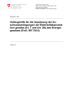 Vollzugshilfe für die Umsetzung der Anschlussbedingungen der Elektrizitätsproduktion gemäss Art. 7 und Art. 28a des Energiegesetzes (EnG; SR 730.0)