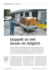 Doppelt so viel Strom ist möglich