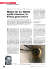 Heizen mit der Wärmequelle Abwasser: Im Prinzip ganz einfach