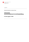 Teilstatistik Sonnenkollektoren für die Heubelüftung, Erhebungsjahr 2009
