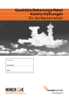 Qualitäts-Sicherungs-Paket Komfortlüftungen. Für die Bauherrschaft