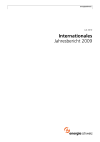 Internationales. Jahresbericht 2009