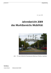 Jahresbericht 2009 des Marktbereichs Mobilität