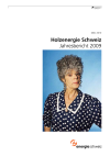Holzenergie Schweiz. Jahresbericht 2009