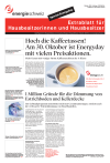 Extrablatt für Hausbesitzerinnen und Hausbesitzer - 6. Ausgabe 2010