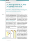 Grundlagen für zukunftsweisende Produkte