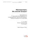 News aus der Wärmepumpen-Forschung – Tagung 11.06.2002