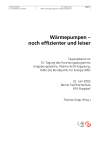 News aus der Wärmepumpen-Forschung – Tagung 25.06.2003