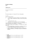 Revisionsvorschläge Energieverordnung (EnV)