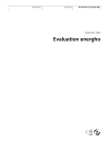 Evaluation energho