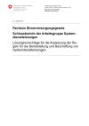 Revision Stromversorgungsgesetz; Schlussbericht der Arbeitsgruppe Systemdienstleistungen