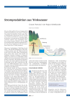 Stromproduktion aus Trinkwasser - Grosses Potenzial in der Region Mittelbünden