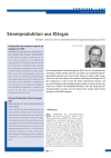 Stromproduktion aus Klärgas - Wieder Geld für die kostendeckende Einspeisevergütung (KEV)