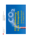 CCS: Einbettung in die Klimapolitik