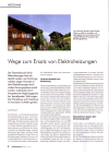 Wege zum Ersatz von Elektroheizungen