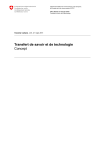 Transfert de savoir et de technologie