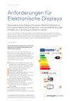 Energieetikette für elektronische Displays