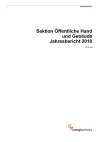 Sektion Öffentliche Hand und Gebäude. Jahresbericht 2010