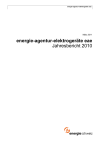 energie-agentur-elektrogeräte eae. Jahresbericht 2010
