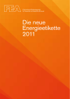 Die neue Energieetikette 2011