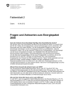 Fragen und Antworten zum Energiepaket 2050