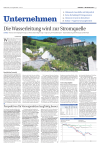 Die Wasserleitung wird zur Stromquelle