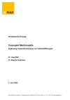 Vorprojekt Marktmodelle Ergänzung: Empirische Analyse von Teilmarktöffnungen