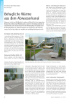 Behagliche Wärme aus dem Abwasserkanal