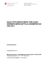 Qualitäts-Monitoring von Klein-Wärmepumpen mittels Normprüfungen 2011