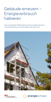 Gebäude erneuern - Energieverbrauch halbieren