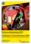 Verbrauchskatalog 2013 - Fahrzeugliste mit Verbrauchsangaben