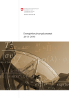 Energieforschungskonzept 2013–2016