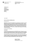 Staumauer Wohlensee: Antwortbrief BFE an Greenpeace vom 05.03.2013
