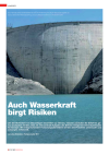 Auch Wasserkraft birgt Risiken
