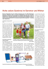 Hohe solare Gewinne im Sommer und Winter