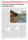 In Davos liegt die Erdwärme besonders nah