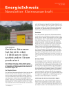 Petites centrales hydrauliques - Newsletter n° 20