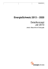 EnergieSchweiz 2013 – 2020: Detailkonzept Juli 2013 (avec résumé en français)