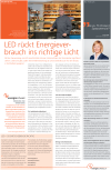 LED rückt Energieverbrauch ins richtige Licht